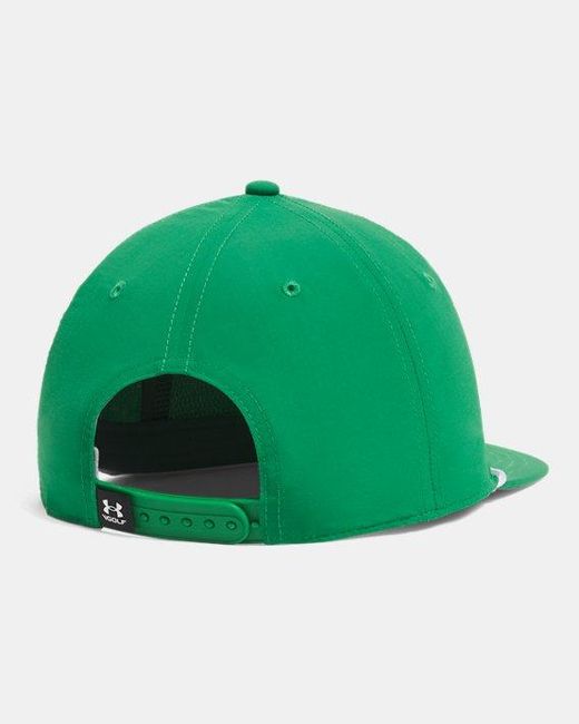 Under Armour Green Drive Mid Adjustable Cap Team Kelly for men