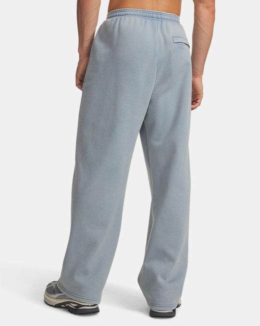 Under Armour Blue Ua Icon Fleece Wash Pants for men