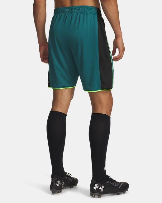Under Armour Green Challenger Train Shorts Rack for men