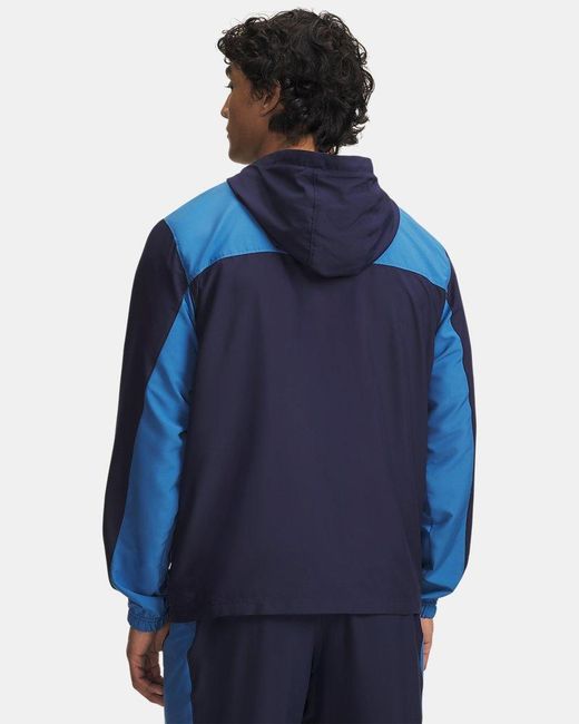 Under Armour Blue Tech Sport Woven Jacket Midnight Aegean for men