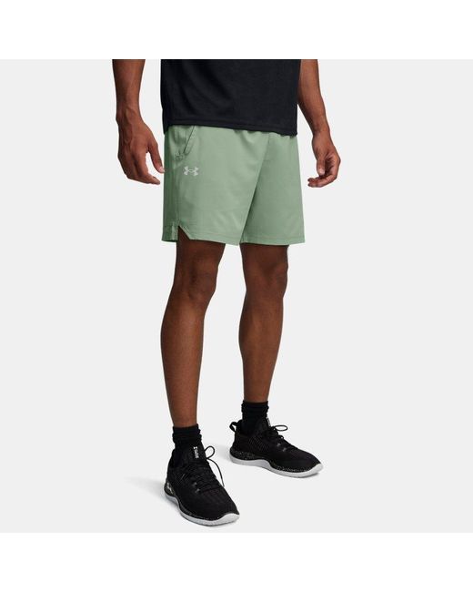 Under Armour Green Vanish Woven Graphic 6" Shorts Silica Hydro for men