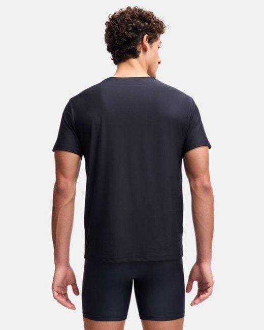 Under Armour Performance Tech Mesh 2 Ondershirts Voor Met Ronde Hals Zwart Wit in het Blue voor heren