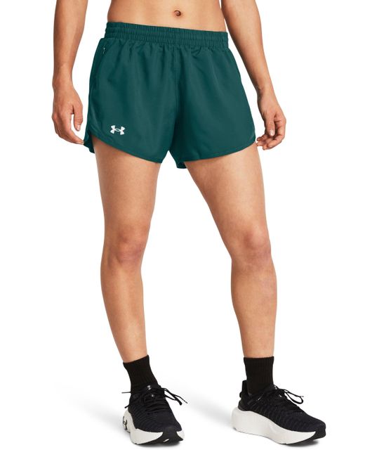 Under Armour Green Fly-by shorts für (7,5 cm) hydro teal / hydro teal / reflektierend xs