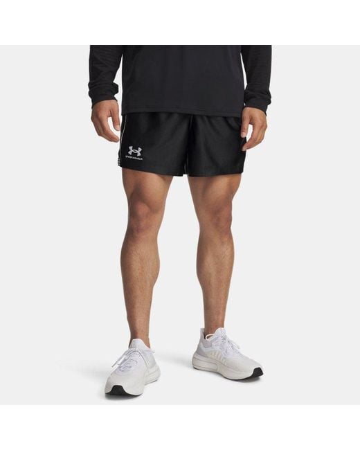 Under Armour Black 96 Terrace 5" Shorts for men