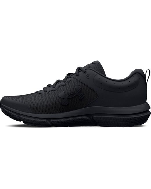 Under Armour Black Charged Assert 10 Running Shoes for men