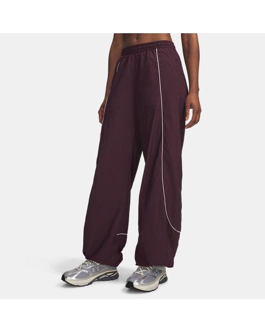 Under Armour Purple Ua Unstoppable Woven Wind Pants