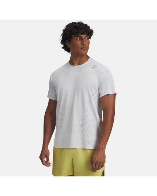 Under Armour White Halo Vent Short Sleeve Distant Reflective for men