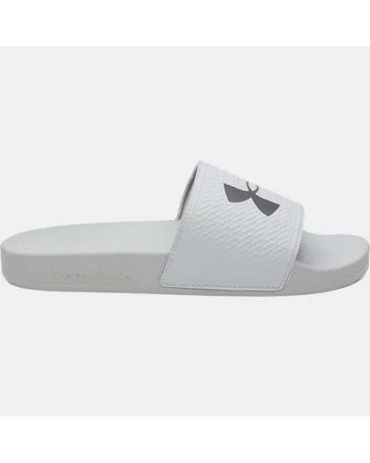 Under Armour White Armr Slides Mod Mod Anthracite for men