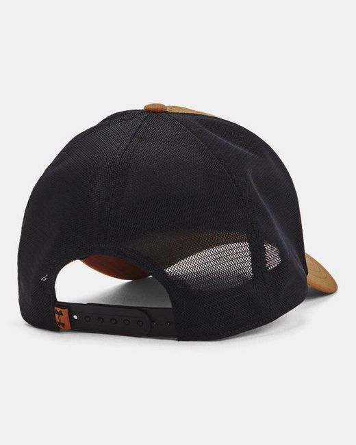 Under Armour Project Rock Trucker Hat Ochre in Brown for Men Lyst UK