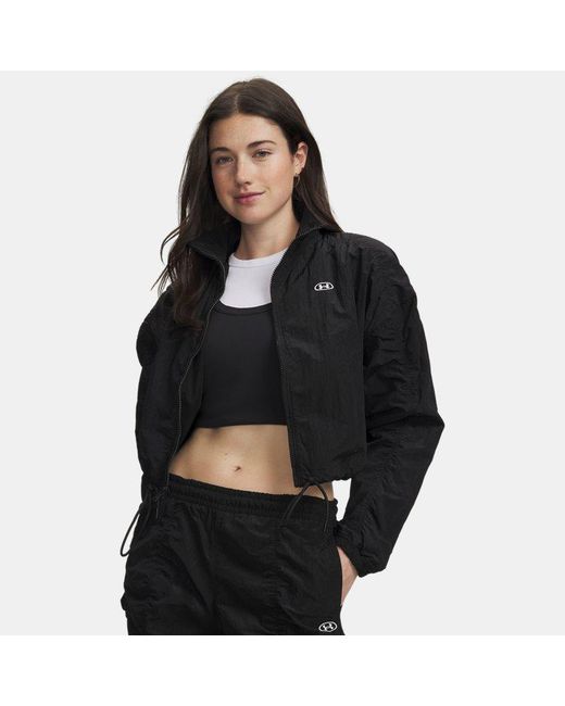 Under Armour Black Rival Woven Full Zip Ultimate