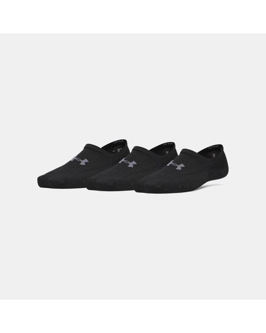 Under Armour Black Ua Vanish 3-pack Liner Socks