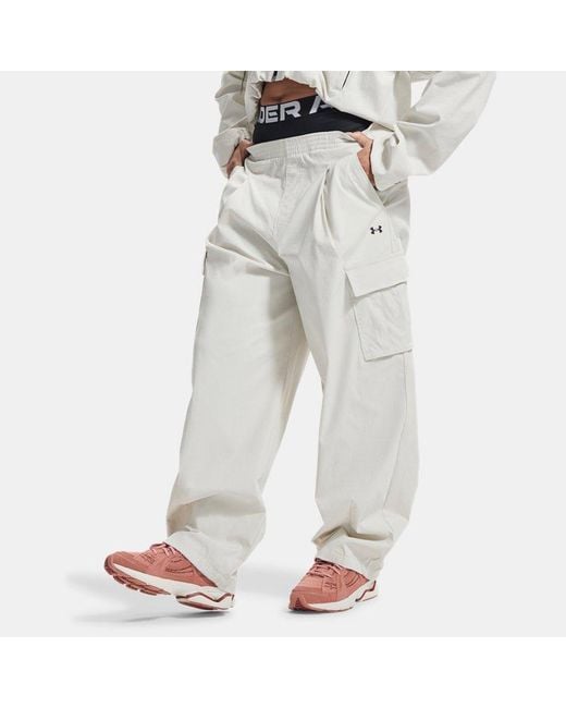 Under Armour Gray Unstoppable Woven Ripstop Cargo Pants Summit