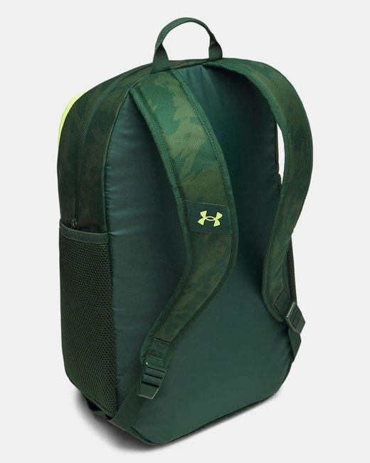 Under Armour Green Hustle Sport 6.0 Backpack Forest Forest Citrine