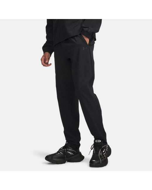 Under Armour Black Ua Unstoppable Airvent Tapered Pants for men