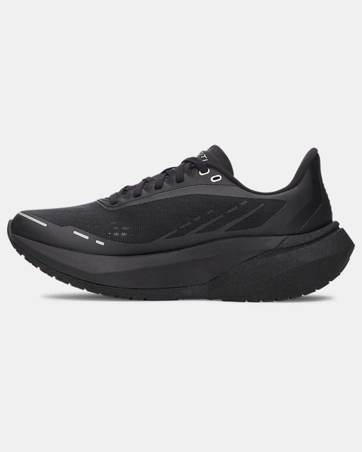 Under Armour Black Velociti Distance Running Shoes Metallic Gun Metal