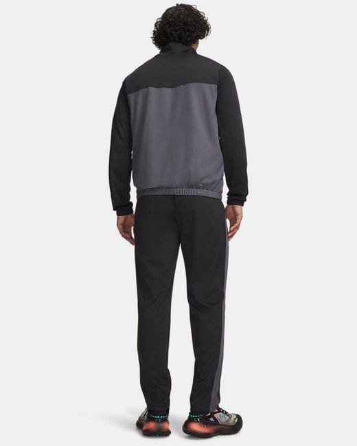 Under Armour Black Rival Tracksuit Castlerock for men