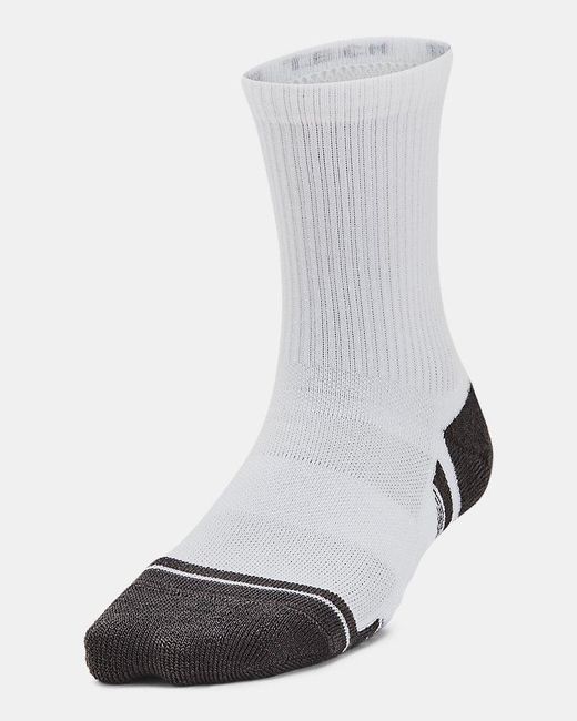 Under Armour Multicolor Performance Tech Kids' 3-Pack Crew Socks Jet