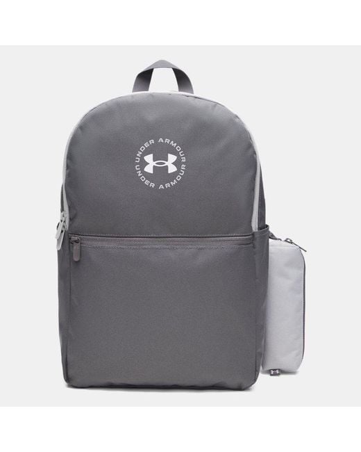 Under Armour Gray Essential Printed Backpack Castlerock Mod
