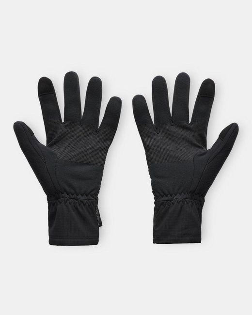 Under Armour Black Storm Fleece Gloves Castlerock for men