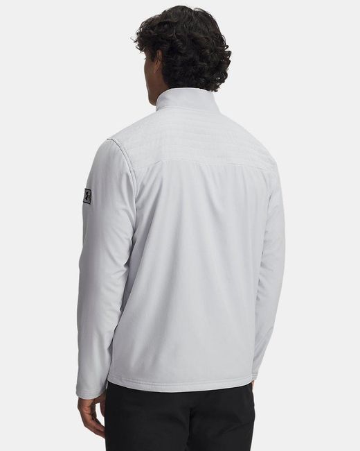 Under Armour Gray Drive Pro Full Zip Halo for men