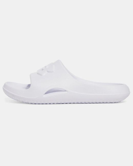 Under Armour White Locker V Slides