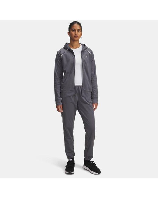 Under Armour Blue Rival Tricot Tracksuit Castlerock