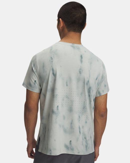 Under Armour Launch Elite Kurzarmoberteil Mit Druck Für Herren Hydro Reflektierend in Gray für Herren