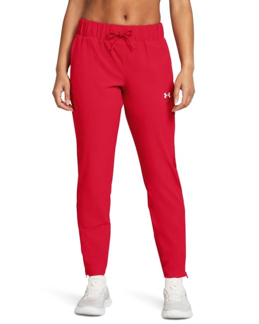 Under Armour Ua Squad 3.0 Warm-up Pants in Red