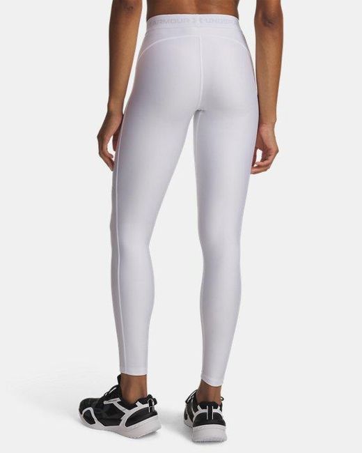 Under Armour Purple Heatgear Leggings Halo