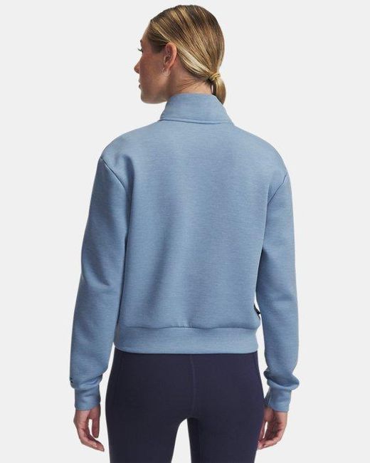 Sudadera Intermedia Drive Para Mujer Smoke Calm Smoke Under Armour de color Blue