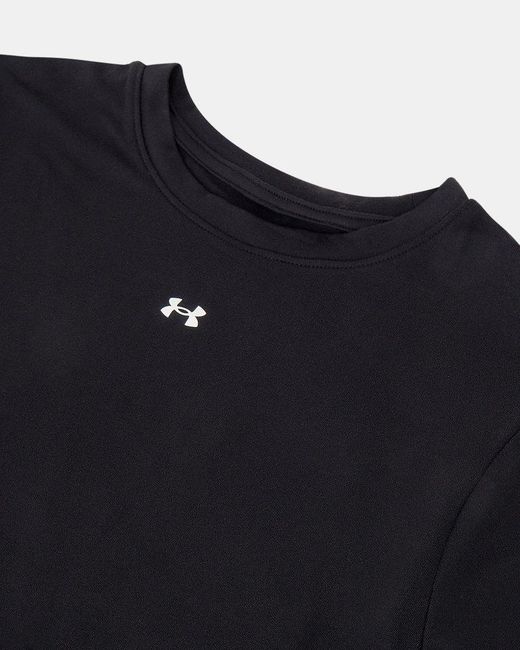 Under Armour Black Ua Motion Fitted Short Sleeve