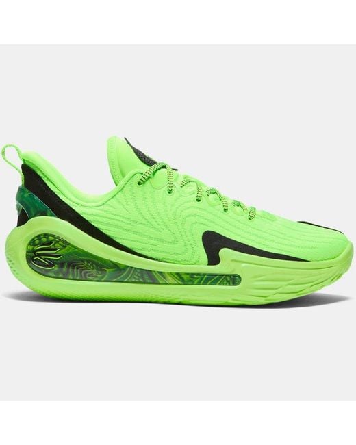 Under Armour Green Curry 12 'Extraterrestrial' Basketball Shoes Hyper