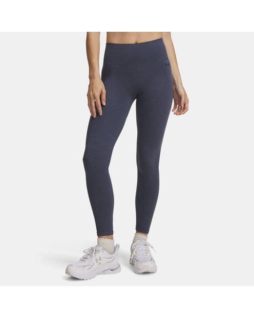 Under Armour Blue Seamless Cotton Leggings Downpour Academy