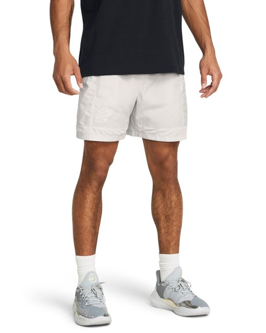 Under Armour Black Curry Woven Shorts for men