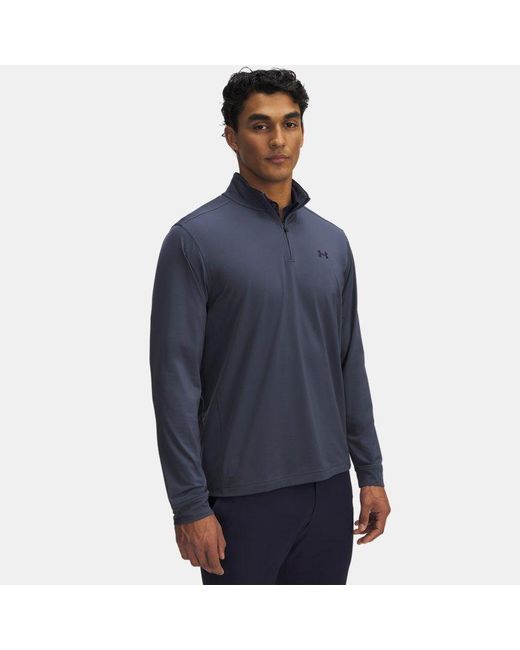 Under Armour Blue Drive ¼ Zip Downpour Midnight for men