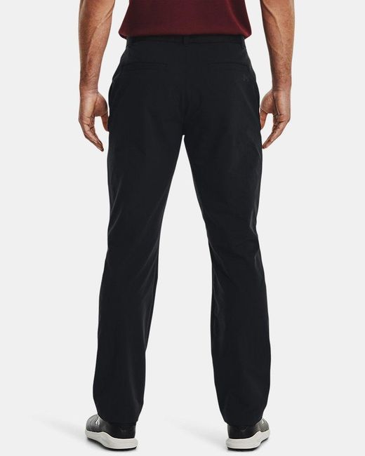 Under Armour Black Matchplay Tapered Pants for men