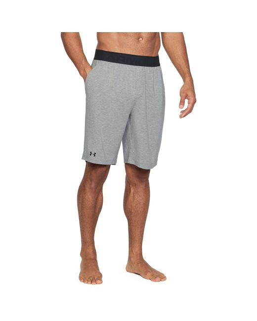 Under Armour Gray Men's Athlete Recovery Sleepwear Shorts for men