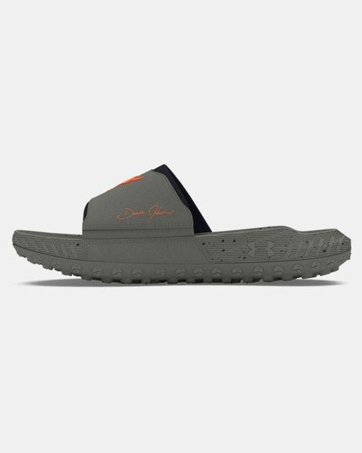 Under Armour Black Project Rock 3 Slides Clay / / Team