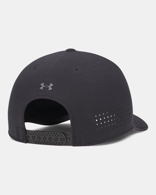 Under Armour Blue Stealthform Mid Halo Adjustable Hat Reflective