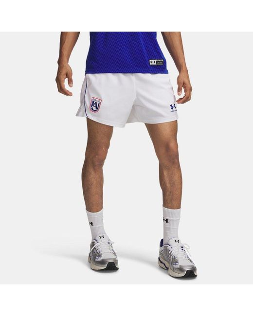 Under Armour Blue '96 Country Collection Global Football Shorts Royal for men