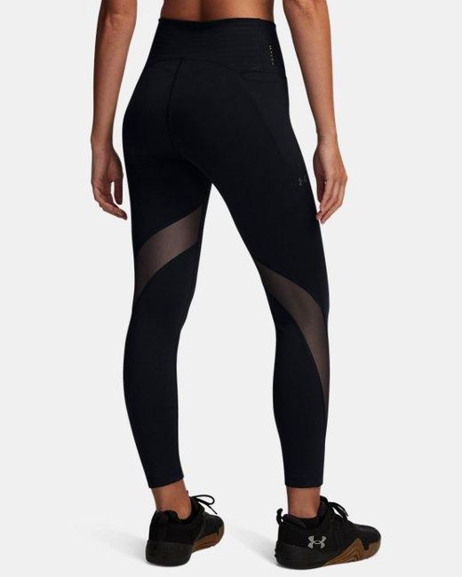 Under Armour Black Vanish Elite Vent Ankle Leggings Iridescent