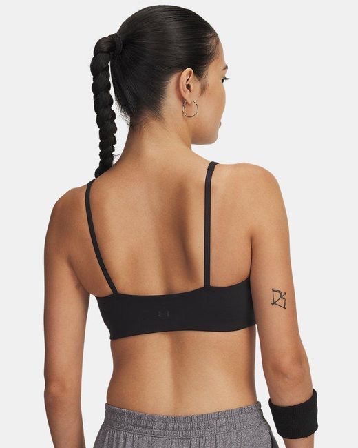 Under Armour Black Motion Sports Bra Jet