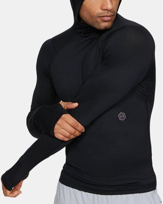 Under Armour Men's Ua Rush Compression Scuba Hoodie in Black for Men