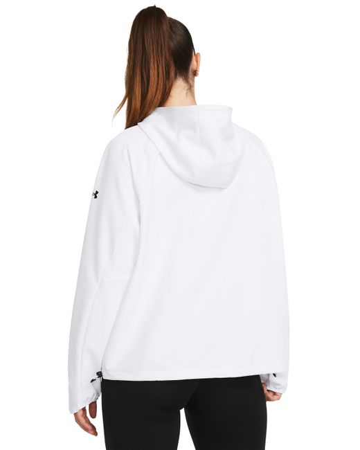 Under Armour White Unstoppable Hooded Jacket