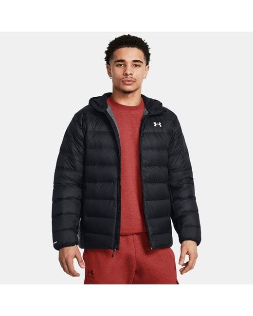 Under Armour Blue Legend Down Hooded Jacket for men
