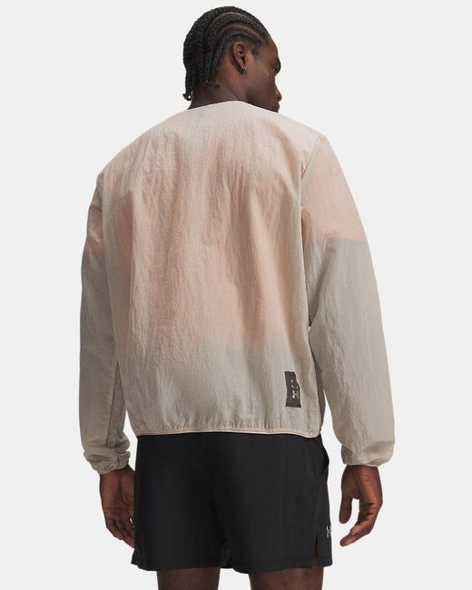 Under Armour Natural Halo Run Jacket Highland Buff Reflective for men