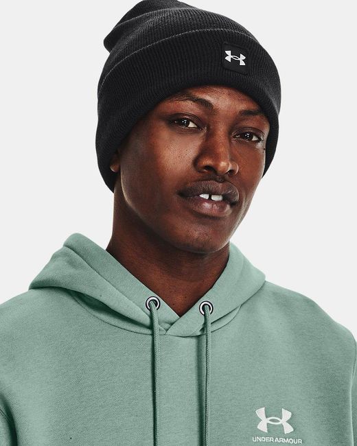 Under Armour Black S Halftime Shallow Cuff Beanie,