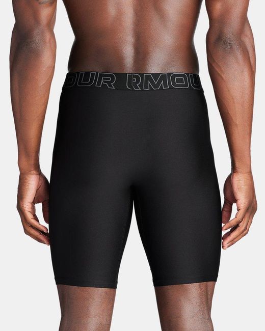 Under Armour Black Ua Performance Tech Mesh 9" 3-pack Boxerjock for men