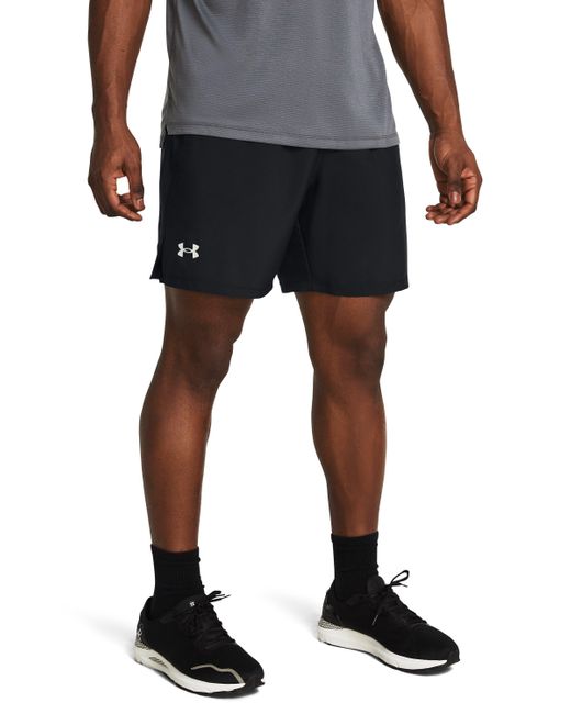 Under Armour Blue Launch Unlined 7" Shorts for men