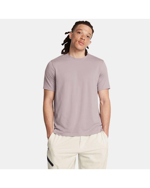 Under Armour Purple Meridian Short Sleeve Tetra / Tetra for men